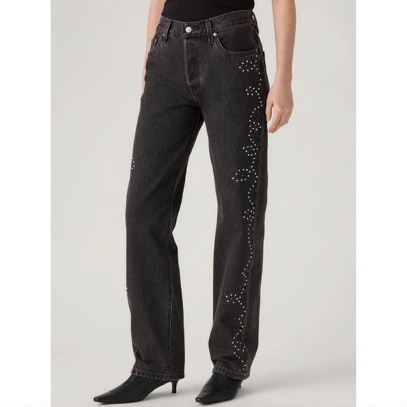 Levi's Denim - Levi's 501 '90s Jeans Bejewelled Black